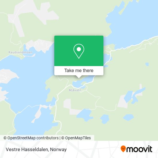 Vestre Hasseldalen map