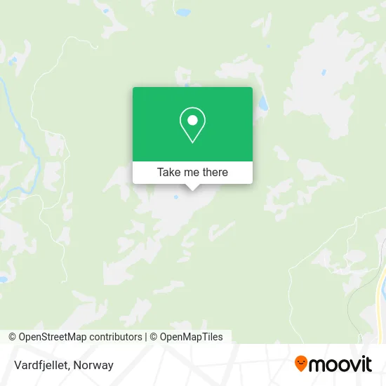 Vardfjellet map
