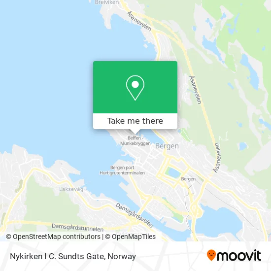 Nykirken I C. Sundts Gate map