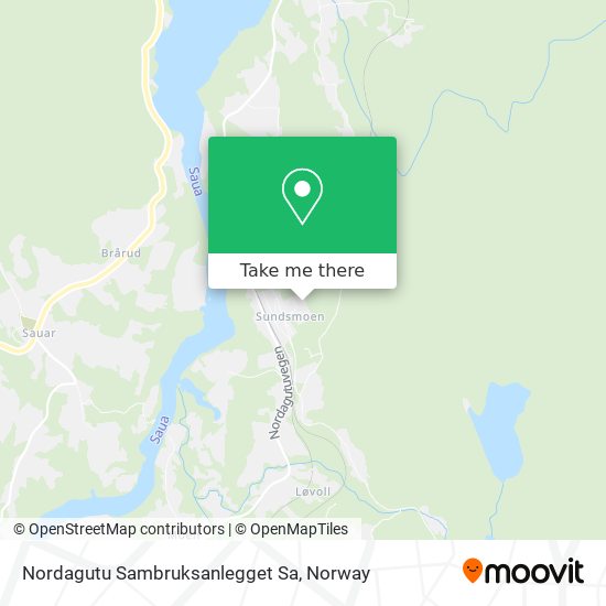 Nordagutu Sambruksanlegget Sa map