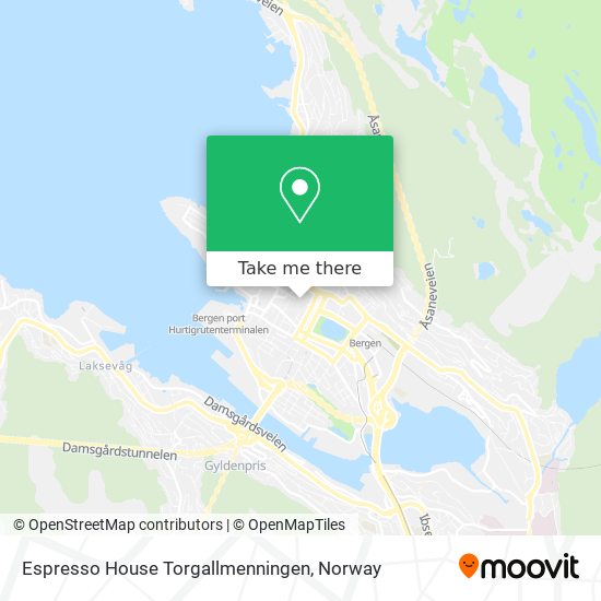 Espresso House Torgallmenningen map