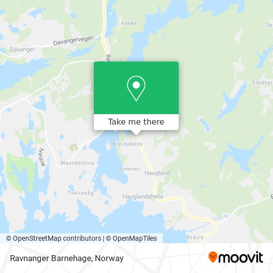 Ravnanger Barnehage map