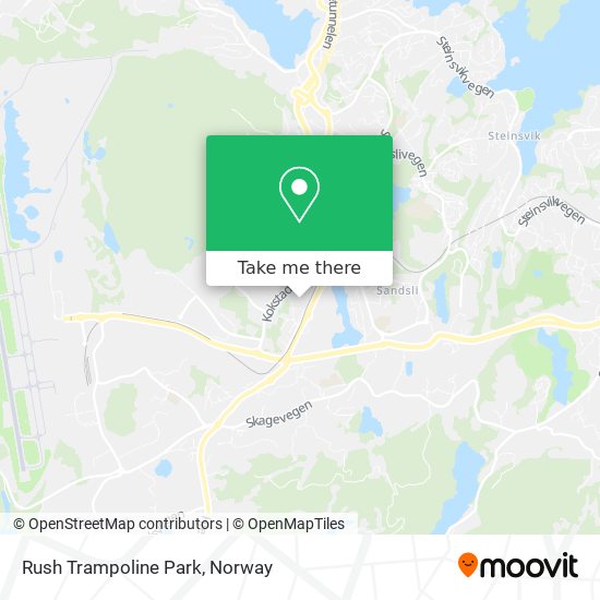 How to get to Trampoline in Bergen by or Rail?
