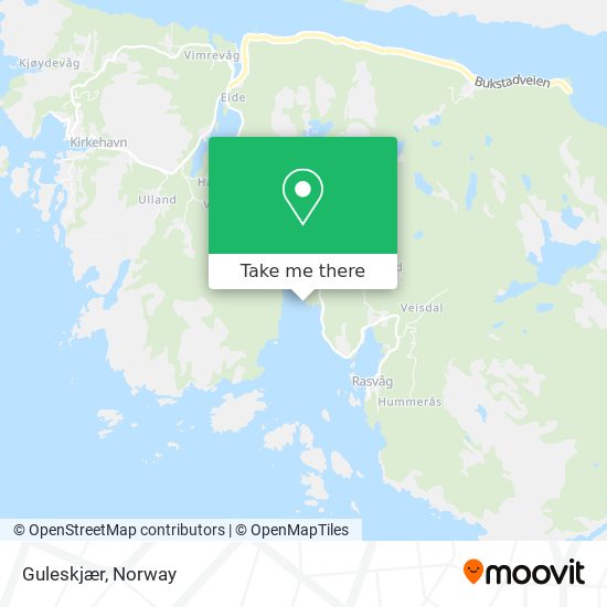 Guleskjær map