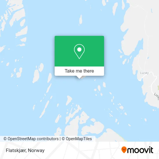 Flatskjær map