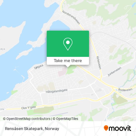 Rensåsen Skatepark map