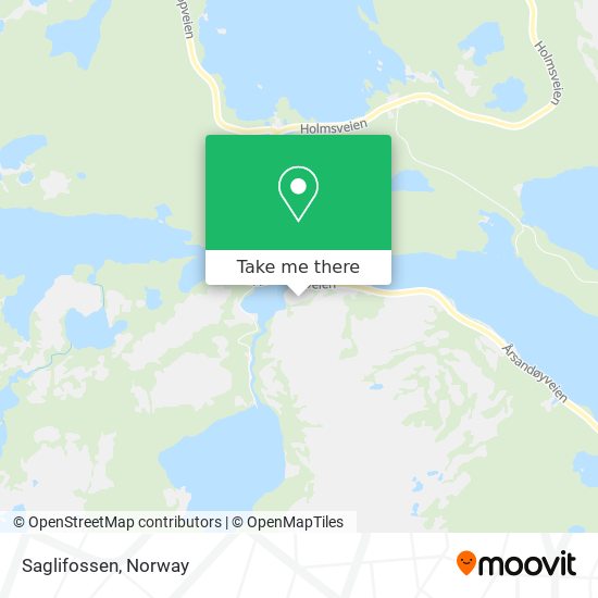 Saglifossen map