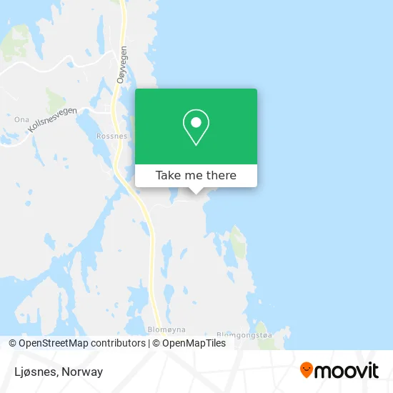 Ljøsnes map