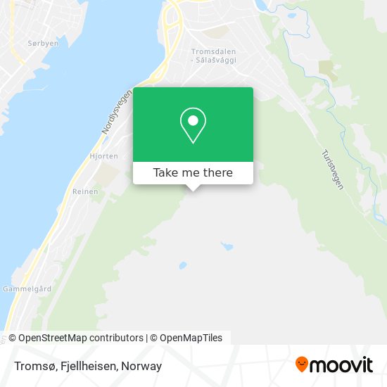 Tromsø, Fjellheisen map
