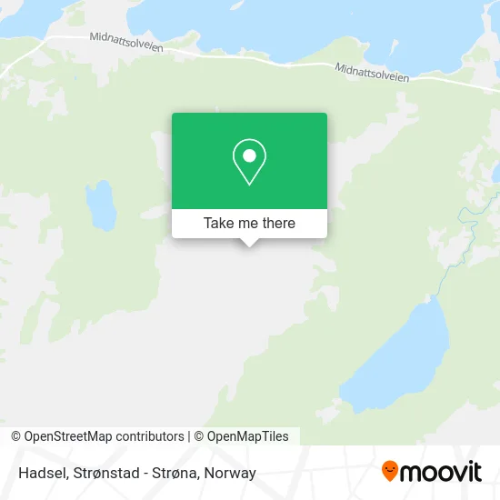 Hadsel, Strønstad - Strøna map