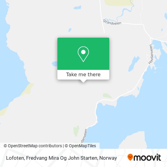 Lofoten, Fredvang Mira Og John Starten map