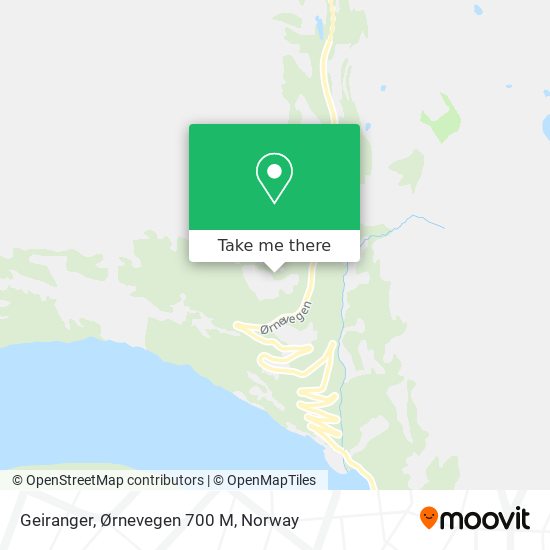 Geiranger, Ørnevegen 700 M map