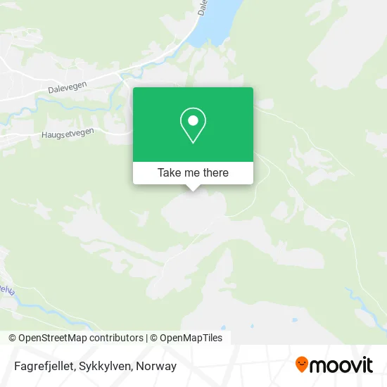Fagrefjellet, Sykkylven map