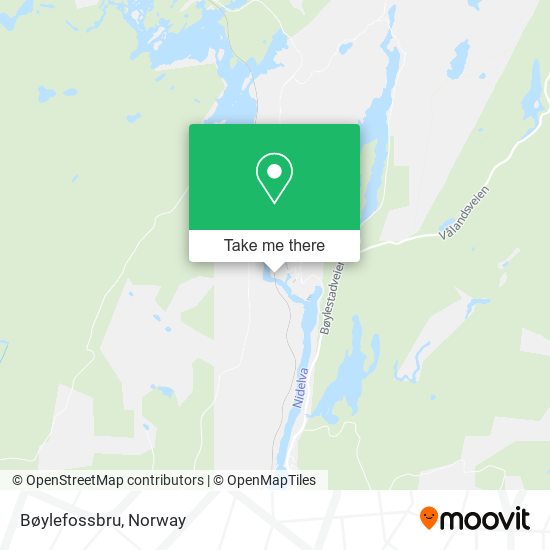Bøylefossbru map