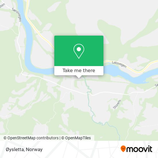 Øysletta map