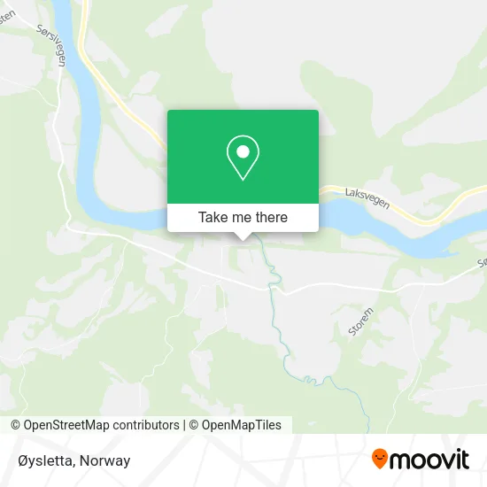 Øysletta map