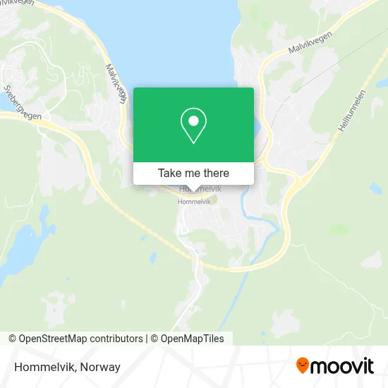 Hommelvik map