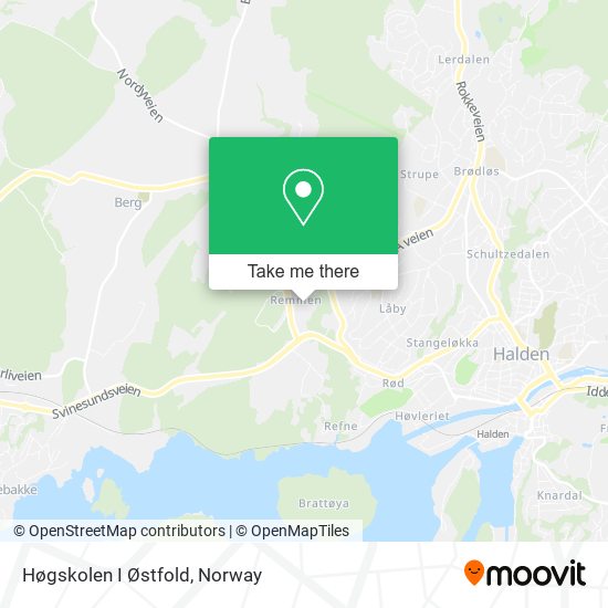 Høgskolen I Østfold map