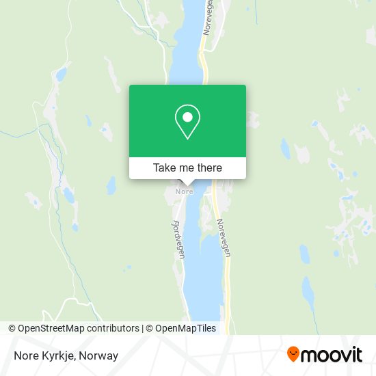 Nore Kyrkje map