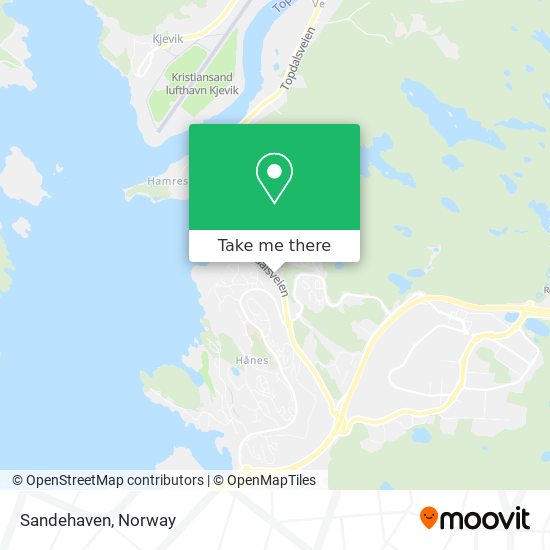 Sandehaven map