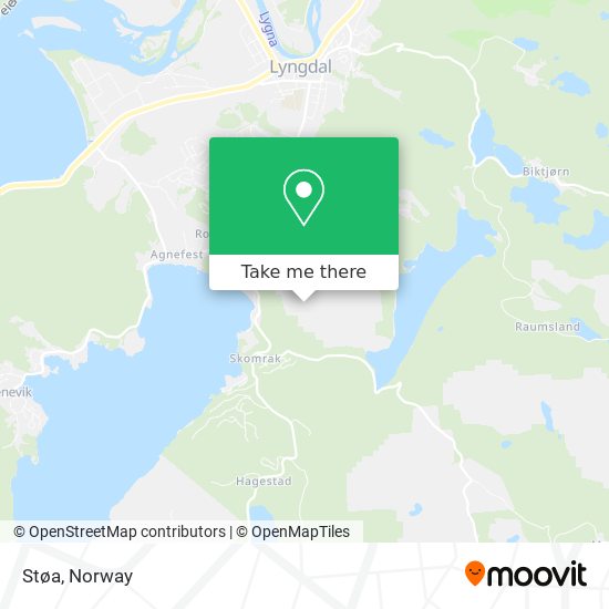 Støa map