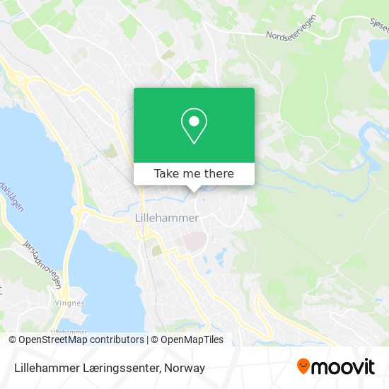Lillehammer Læringssenter map