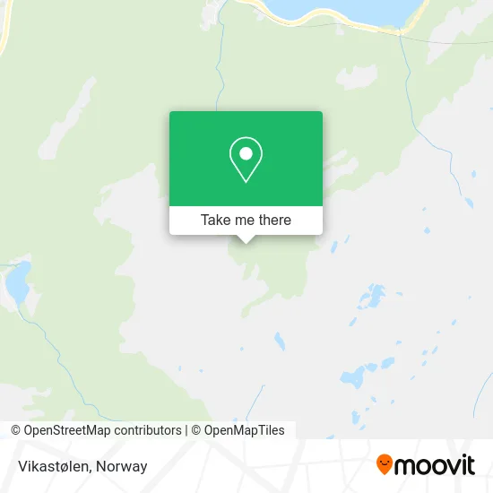 Vikastølen map