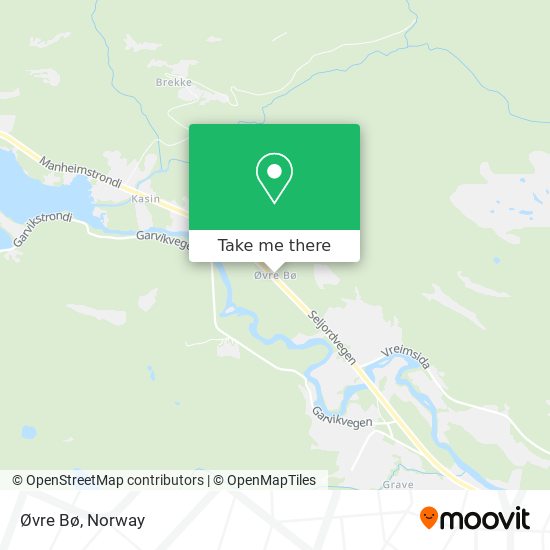 Øvre Bø map