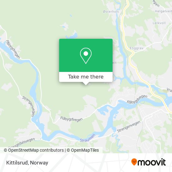 Kittilsrud map