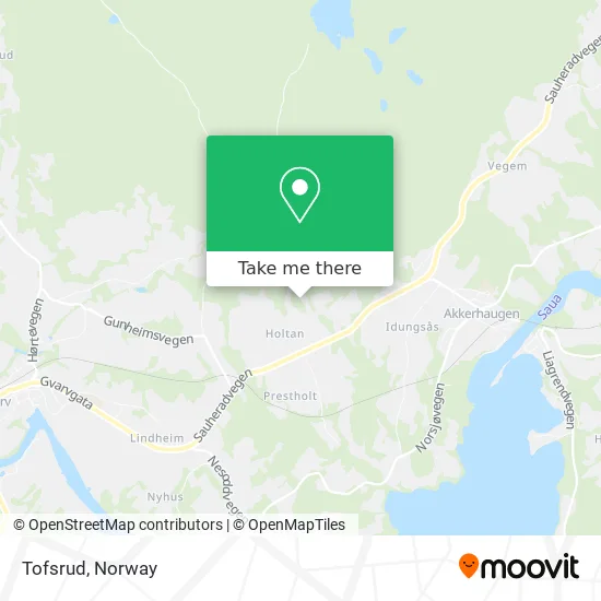Tofsrud map