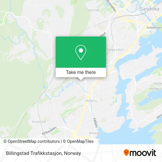 Billingstad Trafikkstasjon map