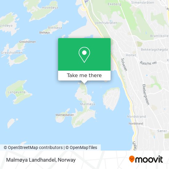 Malmøya Landhandel map