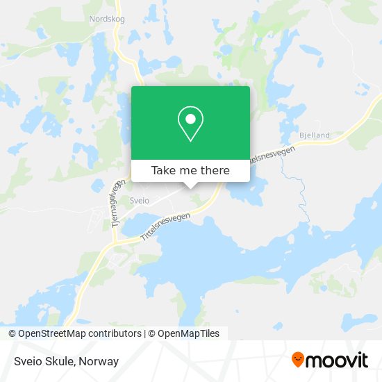 Sveio Skule map