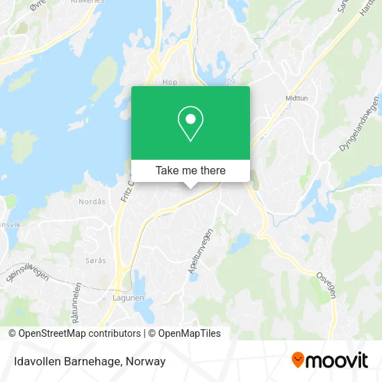 Idavollen Barnehage map