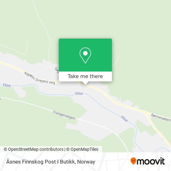 Åsnes Finnskog Post I Butikk map