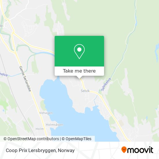 Coop Prix Lersbryggen map
