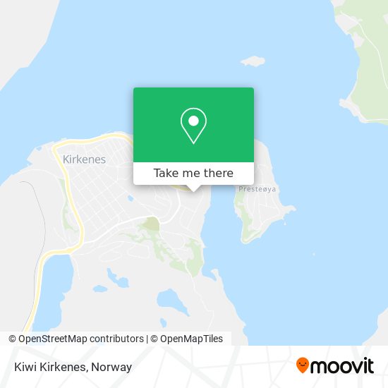 Kiwi Kirkenes map