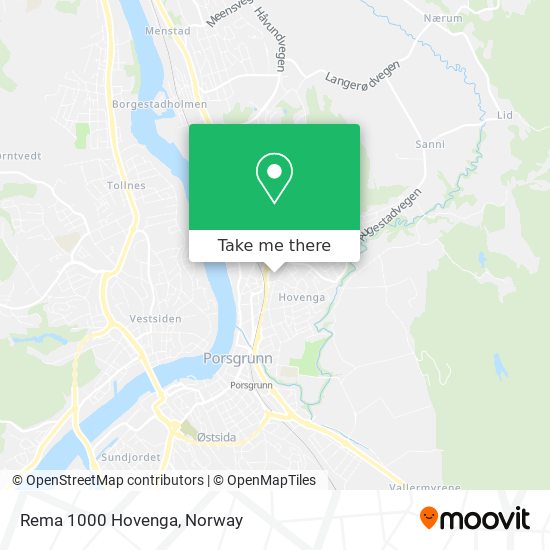 Rema 1000 Hovenga map