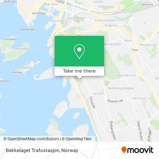 Bekkelaget Trafostasjon map