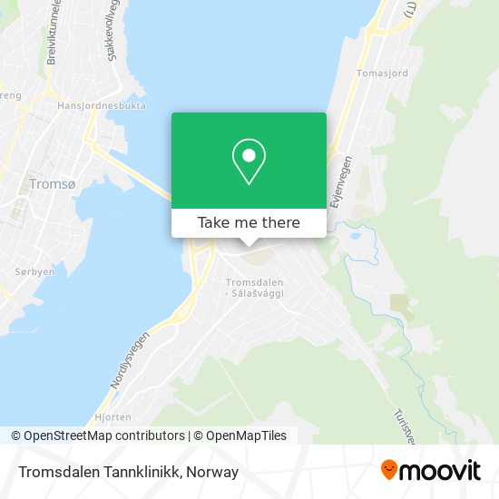 Tromsdalen Tannklinikk map