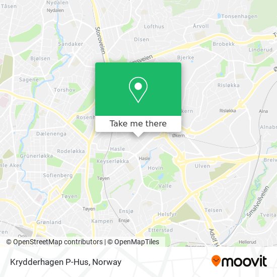 Krydderhagen P-Hus map