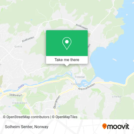 Solheim Senter map