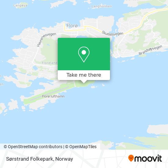 Sørstrand Folkepark map
