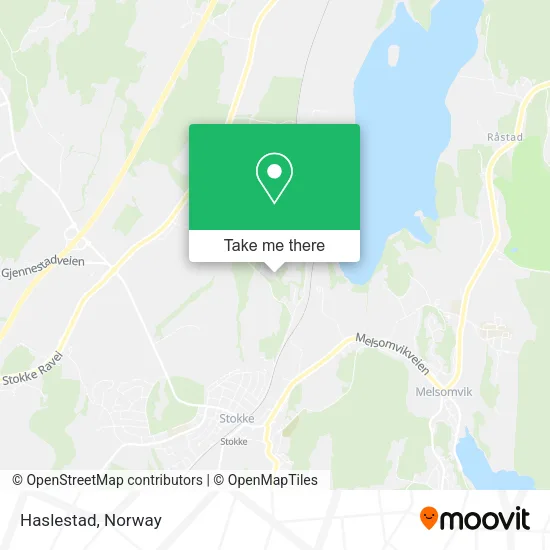 Haslestad map