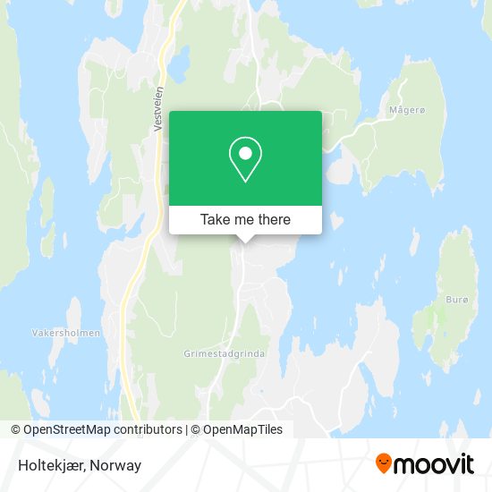 Holtekjær map