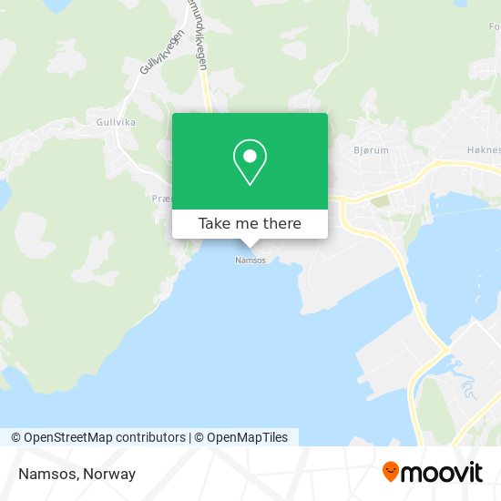 Namsos map