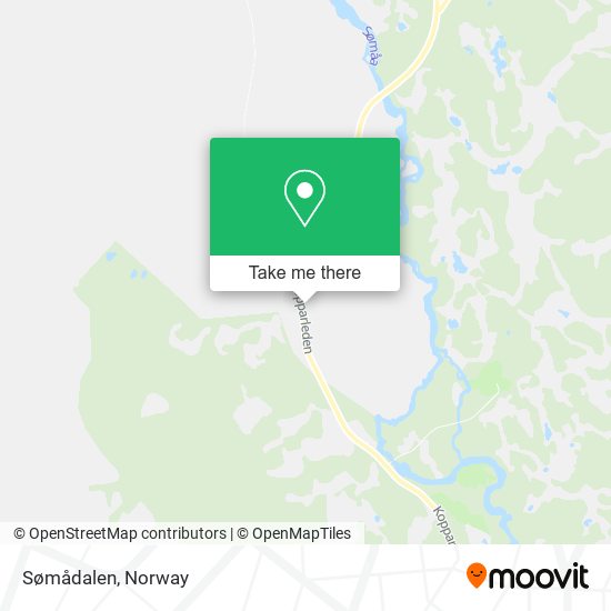 Sømådalen map