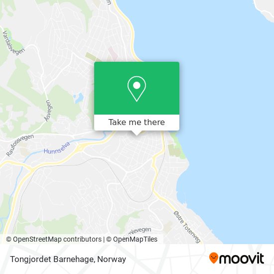 Tongjordet Barnehage map