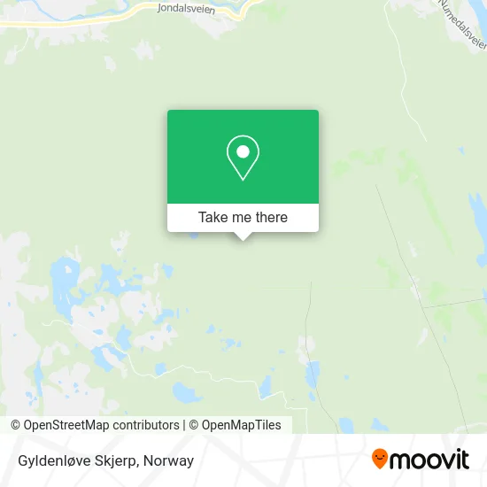Gyldenløve Skjerp map