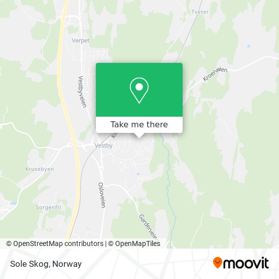 Sole Skog map